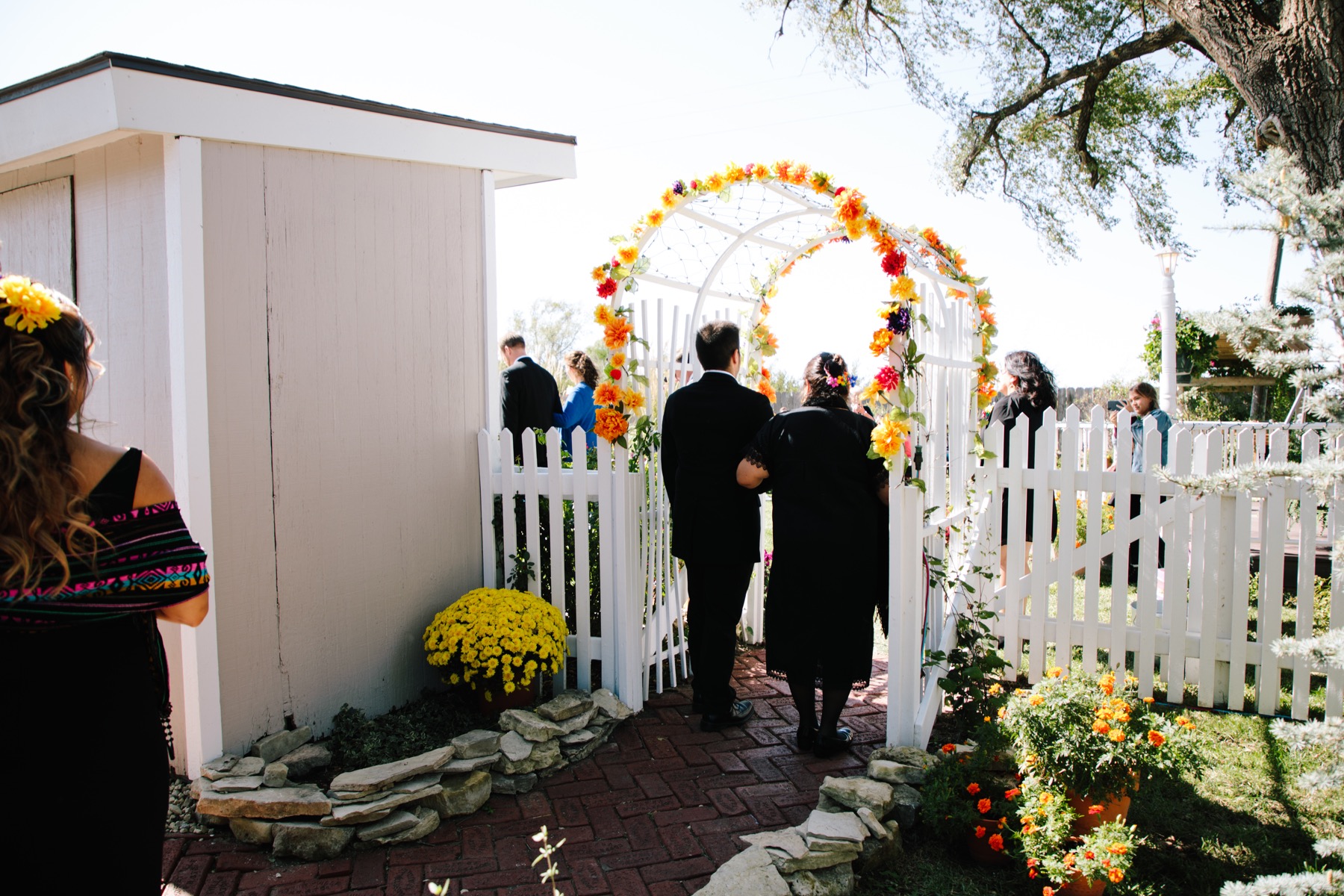 Frida Kahlo Inspired Backyard Wedding in Kansas