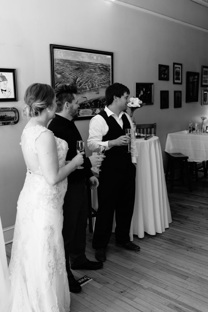 best man toast at wedding reception