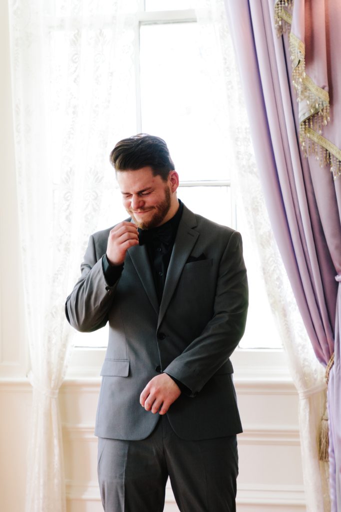 grooms reaction to seeing bride for the first time as she walks down the aisle