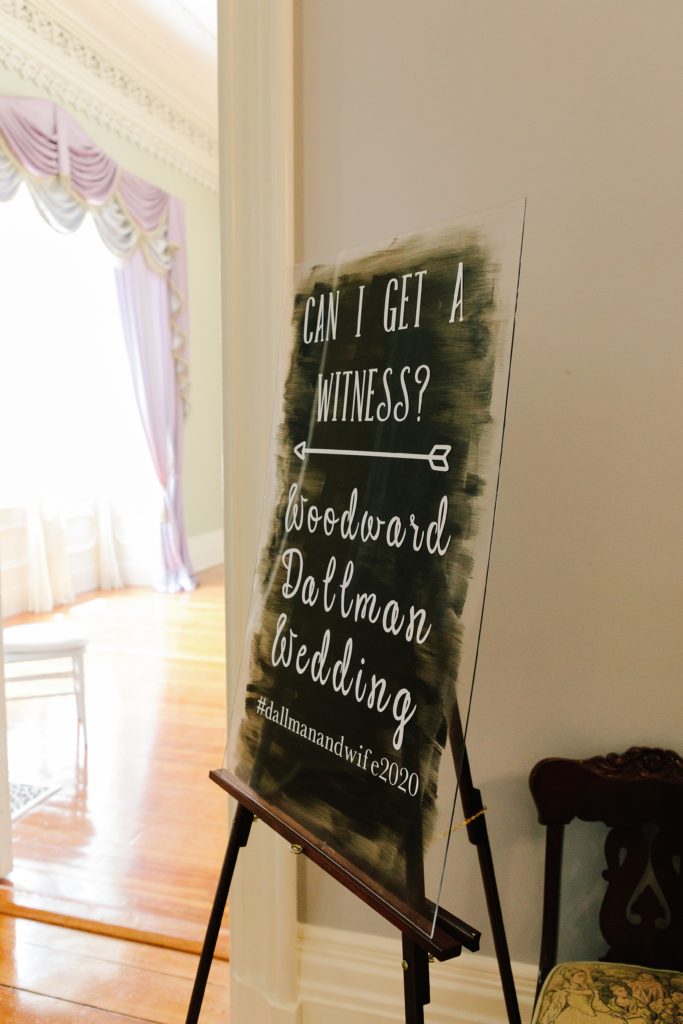 Can I Get a Witness wedding ceremony sign | DIY wedding decor