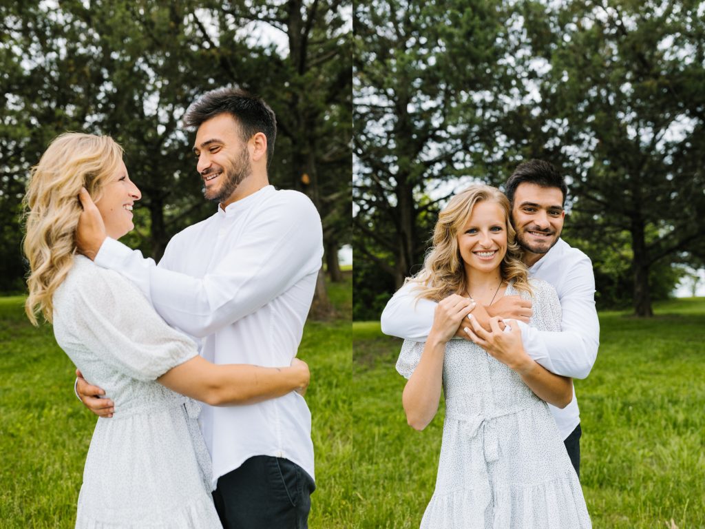 Natural and relaxed engagement photos