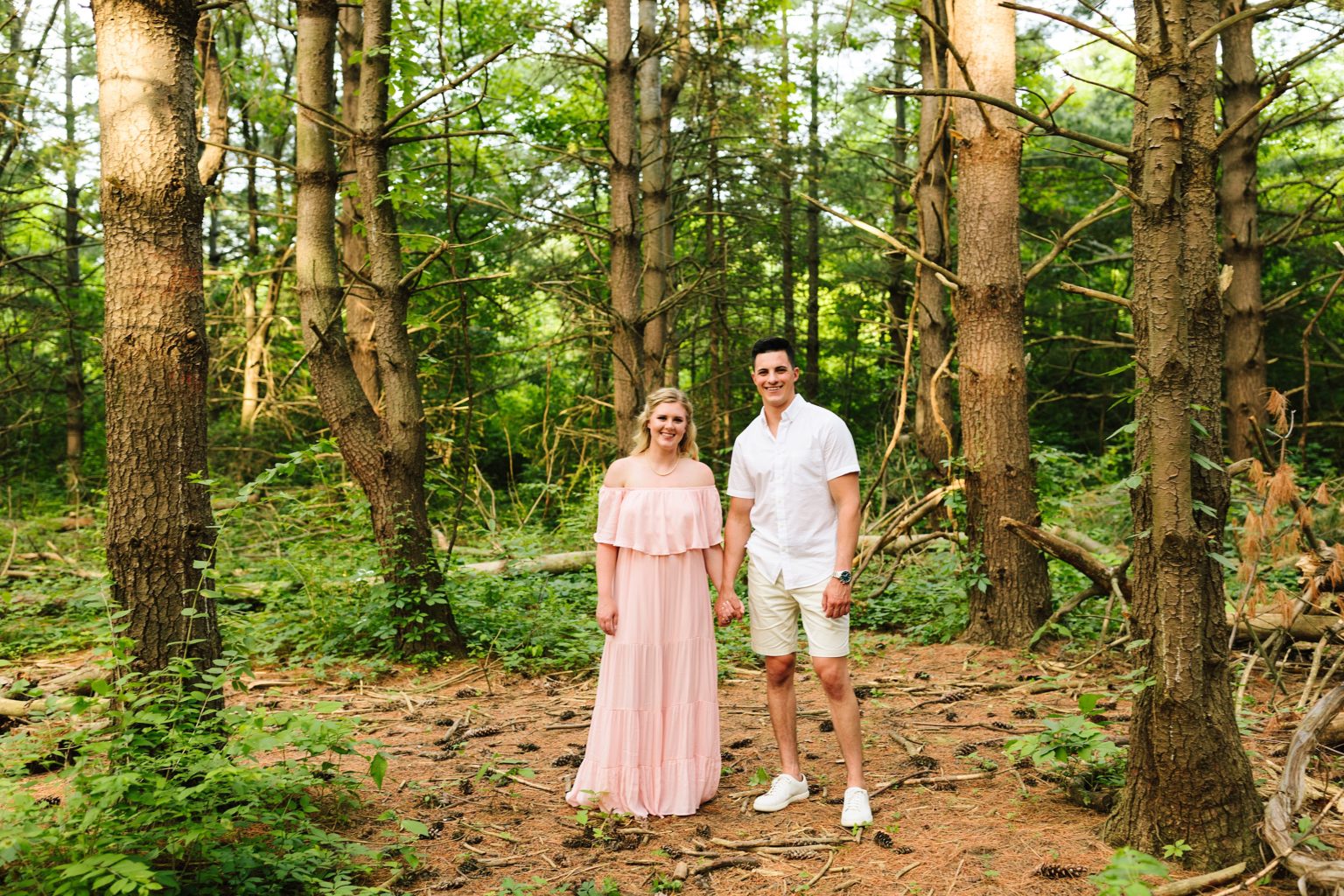 Engagement Photos at Burr Oak Nature Center Natalie Nichole