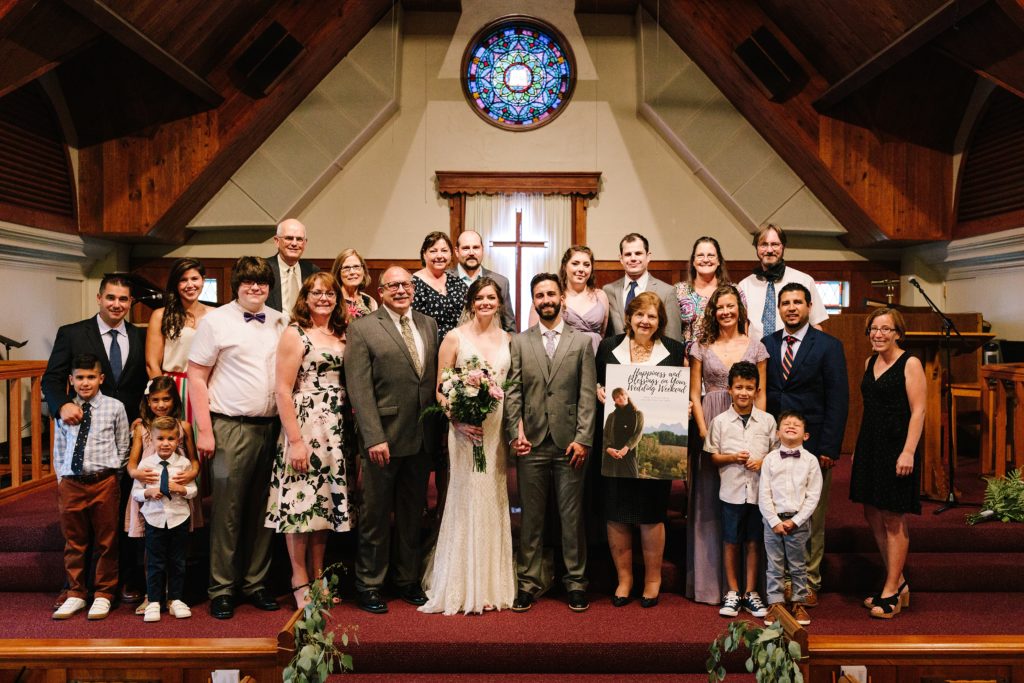Wedding at Gashland Evangelical Presbyterian Church in Kansas City, Kansas City wedding photographer, family photos