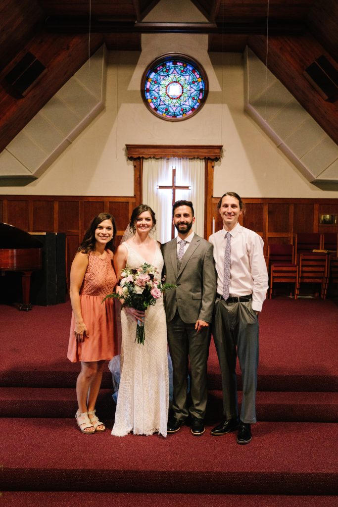 Wedding at Gashland Evangelical Presbyterian Church in Kansas City, Kansas City wedding photographer, family photos