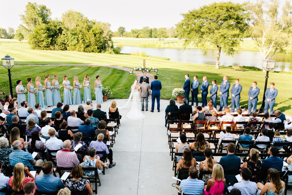 Summer Wedding at Mildale Farm, Natalie Nichole Photography, Kansas City Wedding Photographer, kansas city wedding, outdoor wedding, wedding ceremony outside
