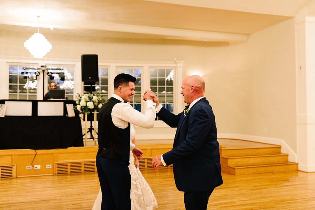 Summer wedding at the Hawthorne house, Kansas city wedding venue, Kansas city photographer, wedding inspo, wedding planning, first dance, how to choose your first dance song, songs to dance to at your wedding, father daughter dance, groom and dad