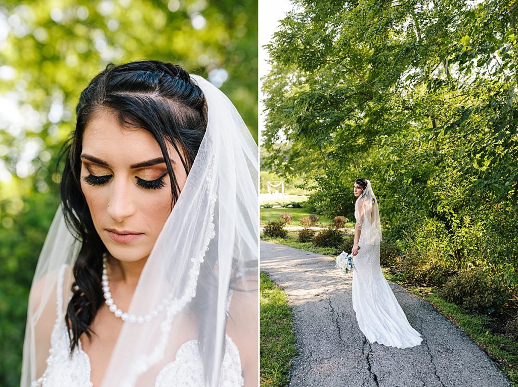 neutral tone dramatic eye makeup for the glam bride