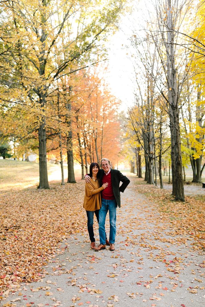 fall couples photos in Kansas City