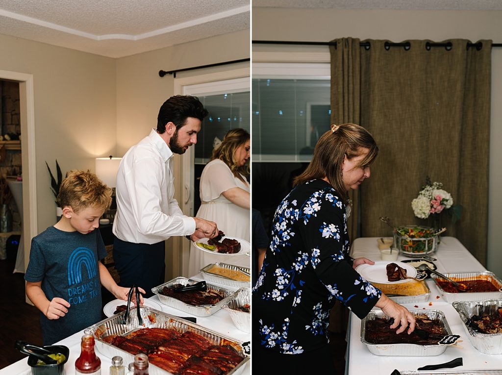 jack stack bbq catering for small at home wedding reception