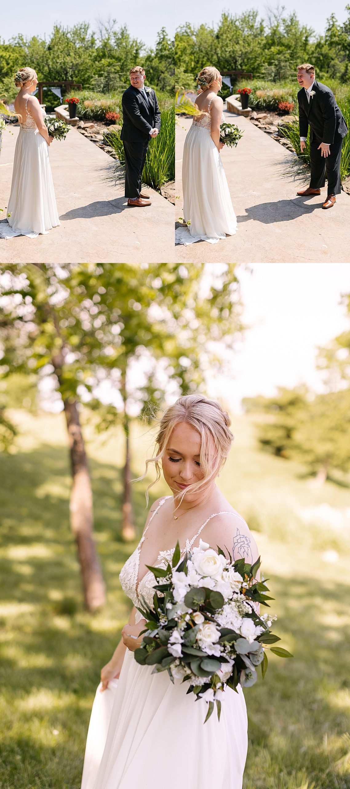 first look with almost married couple by Natalie Nichole photography 
