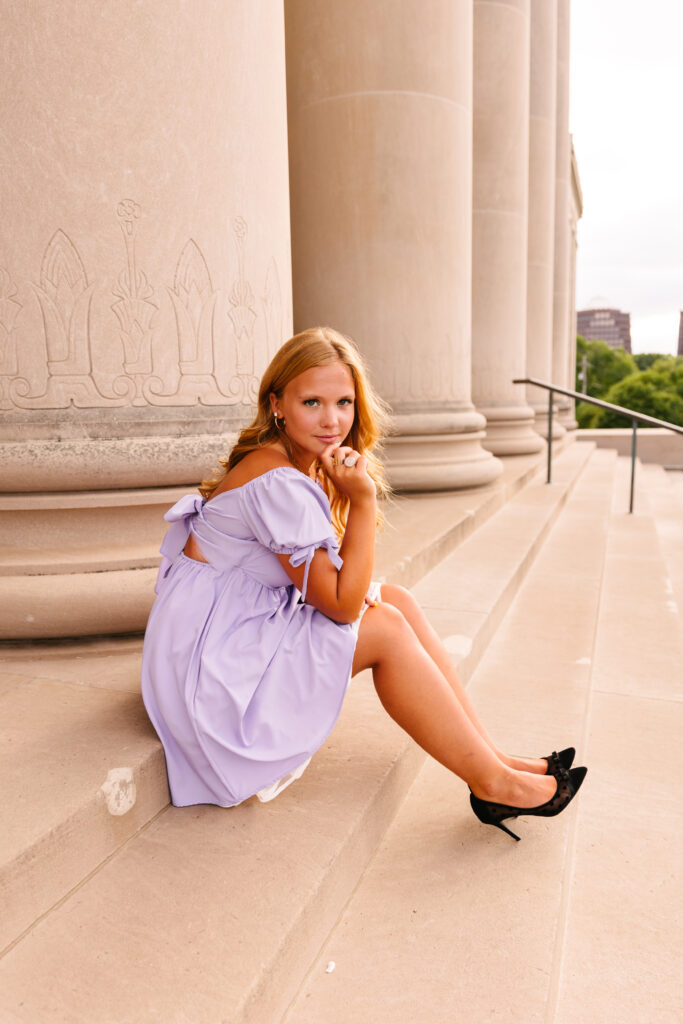 Senior Session at the Nelson Atkins Museum of Art